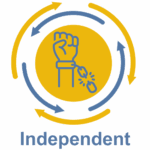IPI Packers' Independent icon, signifying their privately held status and focus on innovation, R&D, and custom solutions.