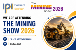 IPI Packers exhibiting at The Mining Show 2026 in Dubai showcasing inflatable packer solutions for the mining industry
